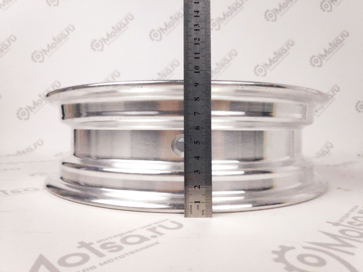 Обод 12 3-12 задний литой скутер YB50QT-9  19 шлицов