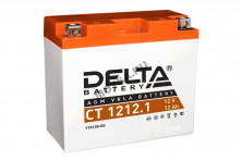 Аккумулятор 12В12Ач DELTA CT1212.1 (YT12B-BS) (кислотный, герметичный) (прямая поляр) (150*70*130мм)