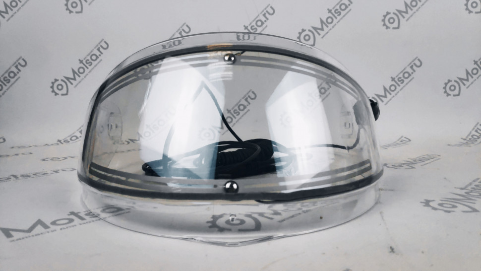 Визор (стекло для шлема) SHIRO SH501 с электроподогревом, прозрачный