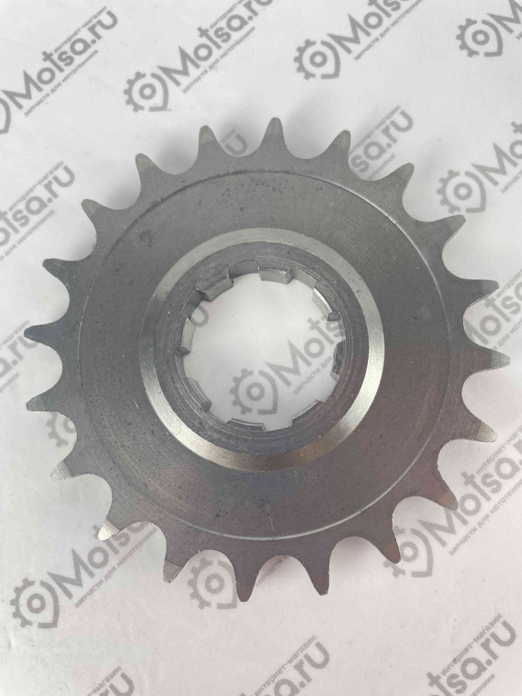 Звездочка 20 зубов мотоцикл Иж оксидированная