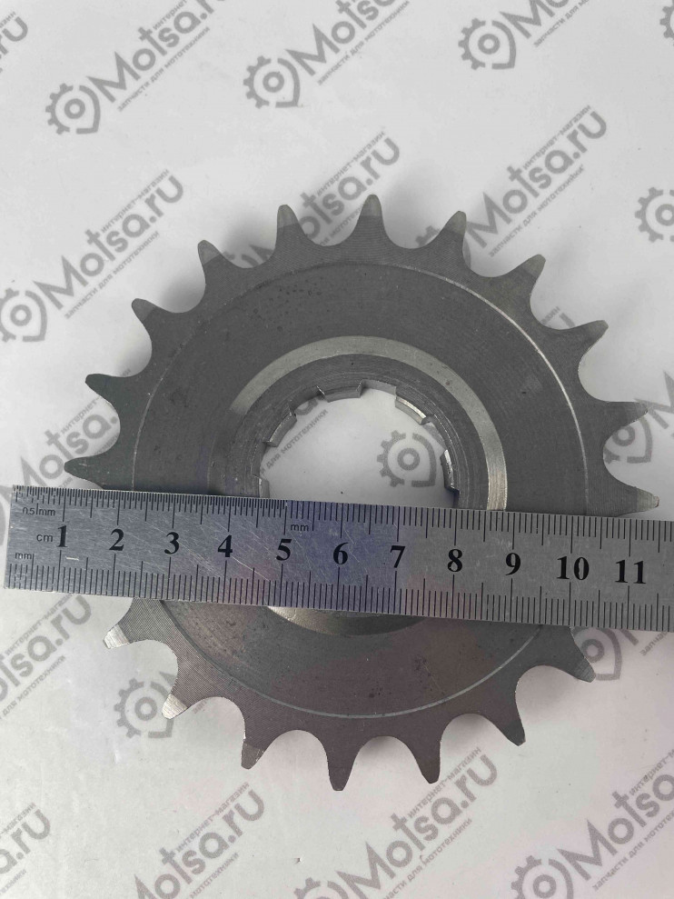 Звездочка 20 зубов мотоцикл Иж оксидированная