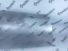 Стекло ветровое снегоход Рысь (1,5мм) №3, 119 мягкое с выступом в нижней части