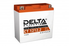 Аккумулятор 12В12Ач DELTA CT1212.2 (YT14B-BS) (кислотный, герметичный) (прямая поляр) (150*70*146мм)