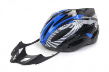 Шлем Вело чёрно-синий 54-60см