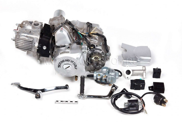 Двигатель ATV 110см3 1P52FMH эл.стартер (3 пер. вперёд,1пер. назад,рыч.пер.пер.) (COUGAR)