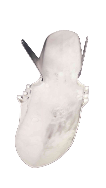 Крыло переднее чёрное матовое мотоцикл Ekonika ZF250-1