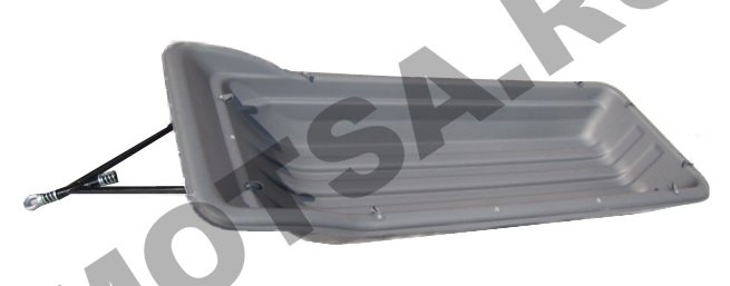 Сани волокуши Классика-След с отбойником (200х65/49х39/27) (в комплекте дышло с демпфером)