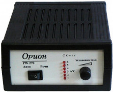 Зарядное устройство ОРИОН PW270 (12В, зарядный ток 0,4-6А, светодиодный амперметр, авто/ручной режим)