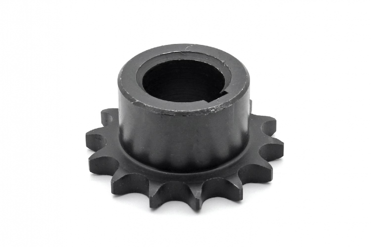 Звезда ведущая малая Z14 d25мм шаг 15.875 шпонка 8мм мотобуксировщик