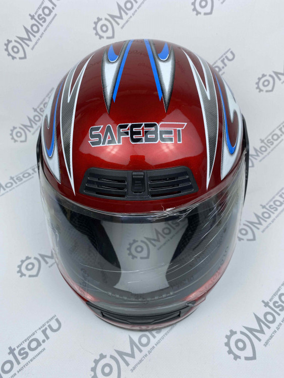 Шлем Safebet HF-109 красный S интеграл