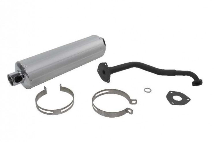 Глушитель скутер QT-10 430 мм