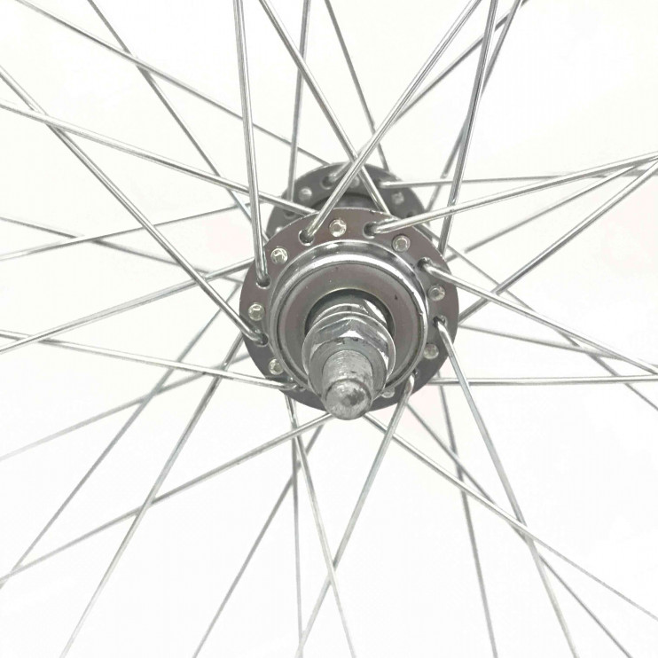 Обод 26 хром передний с втулкой