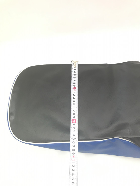 Чехол Урал сиденья черный с синими вставками