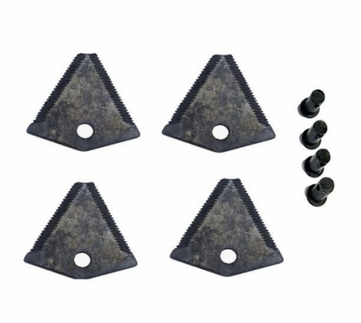 Ножи сегментные для роторной косилки узкие