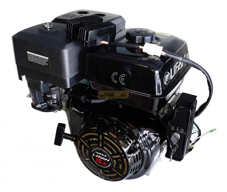 Двигатель Lifan 15 л.с. 190FD-R с катушкой освещения