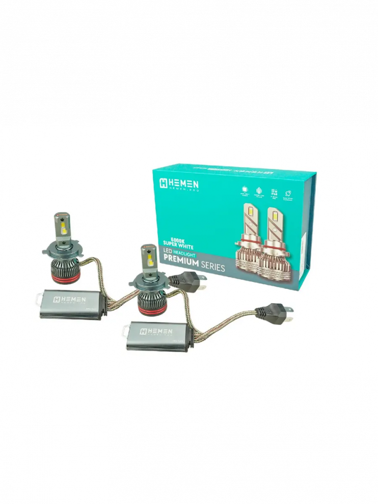 Лампа Hemen X29 H4 LED Canbus 6000K 130W HLED007