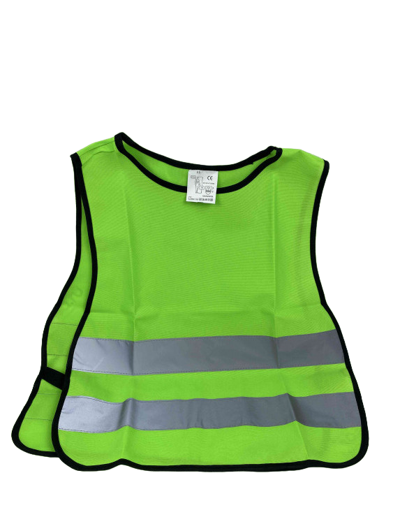 Жилет световозвращающий детский с ремнями по бокам XS