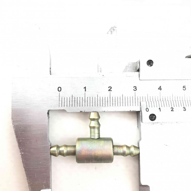 Тройник Тайга для бензошланга 3,5 мм латунь