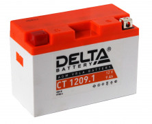Аккумулятор 12В 9Ач DELTA CT1209.1 (YT9B-BS) (кислотный, герметичный) (прямая полярн) (151*71*107мм)