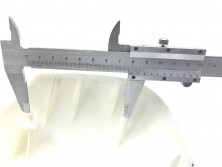 Облицовка передняя верхняя YB50QT-3 Racer Meteor серебристая