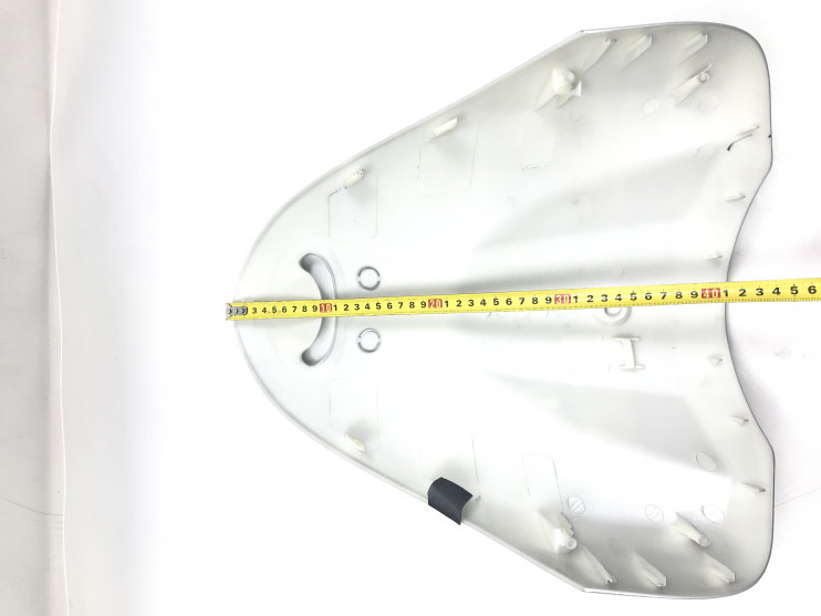 Облицовка передняя верхняя YB50QT-3 Racer Meteor серебристая