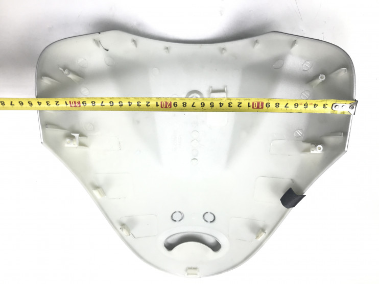 Облицовка передняя верхняя YB50QT-3 Racer Meteor серебристая