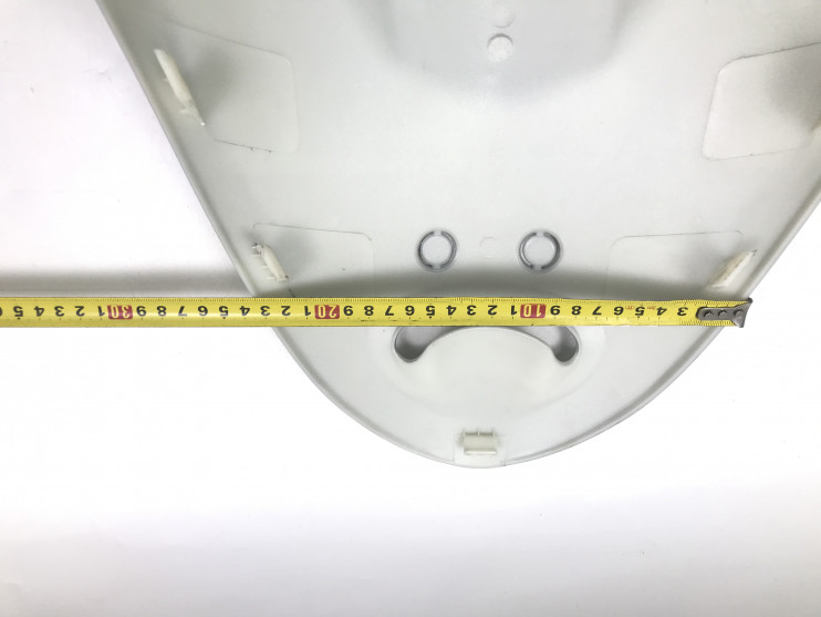 Облицовка передняя верхняя YB50QT-3 Racer Meteor серебристая