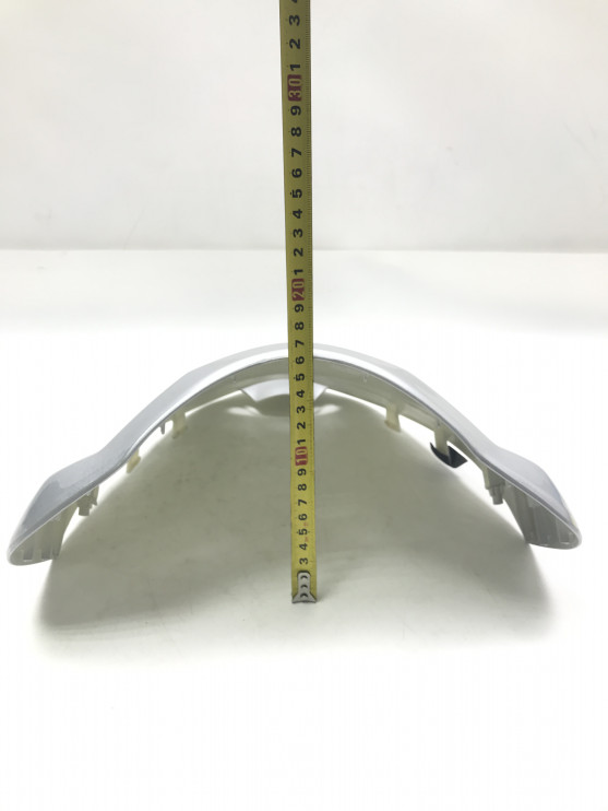 Облицовка передняя верхняя YB50QT-3 Racer Meteor серебристая