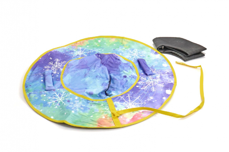 Тюбинг 100см с камерой рисунок снег