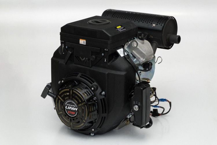 Двигатель LIFAN (Лифан) 2V78F-2A PRO (27л.с.,бенз,эл+ручн.ст-р)+полн .