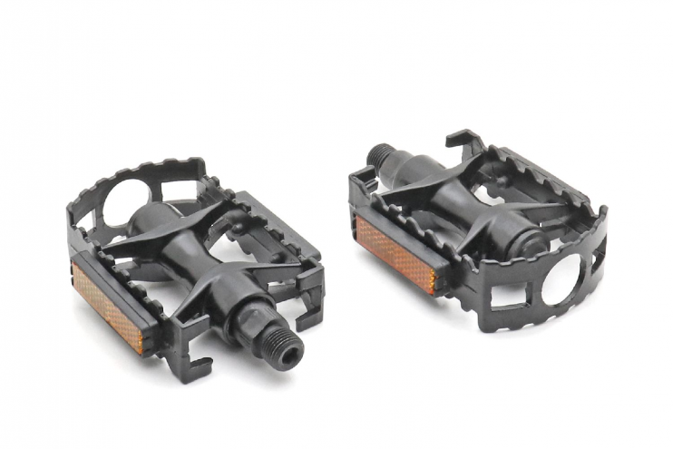 Педали алюминиевые пара 9-16 со светоотражателем 3032603-41