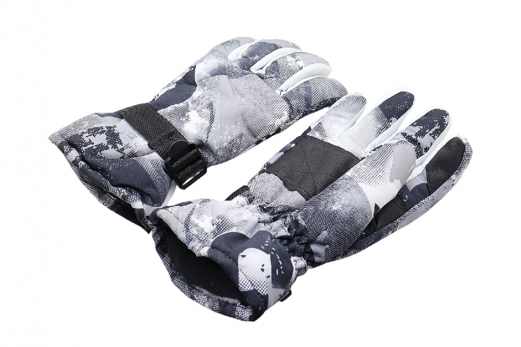 Перчатки зимние Winter-1 черно-белые