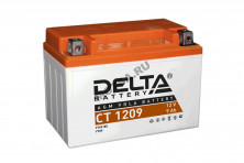 Аккумулятор 12В 9Ач DELTA CT1209 (YTX9-BS) (кислотный, герметичный) (прямая полярн) (150*86*107мм)