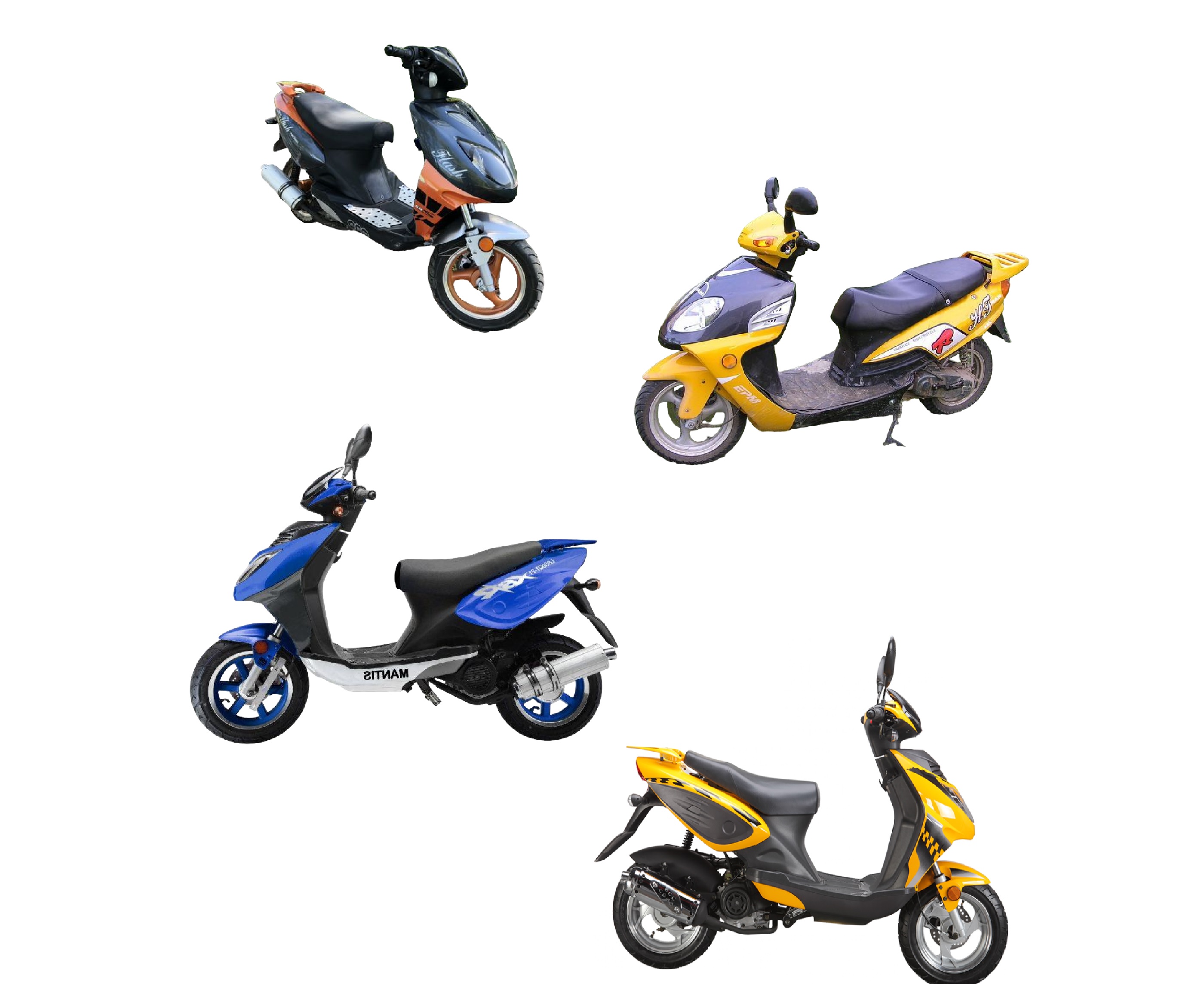 Запчасти для китайских скутеров